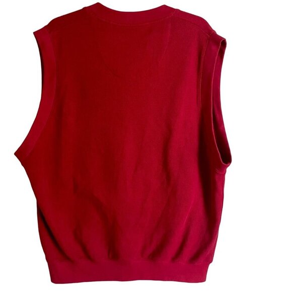 Golf Classics by Munsignwear Red Cotton Vest Men's SIze XL - Picture 5 of 9